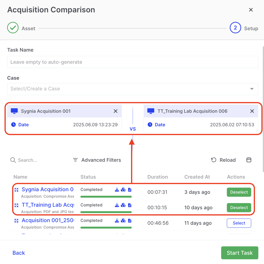 Compare | Binalyze Knowledge Base