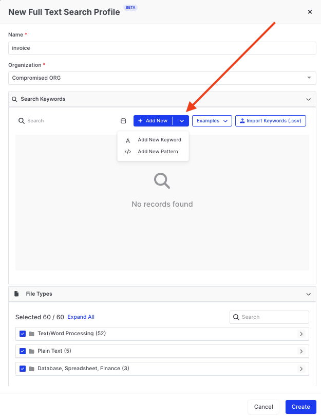 Full Text Search | Binalyze Knowledge Base