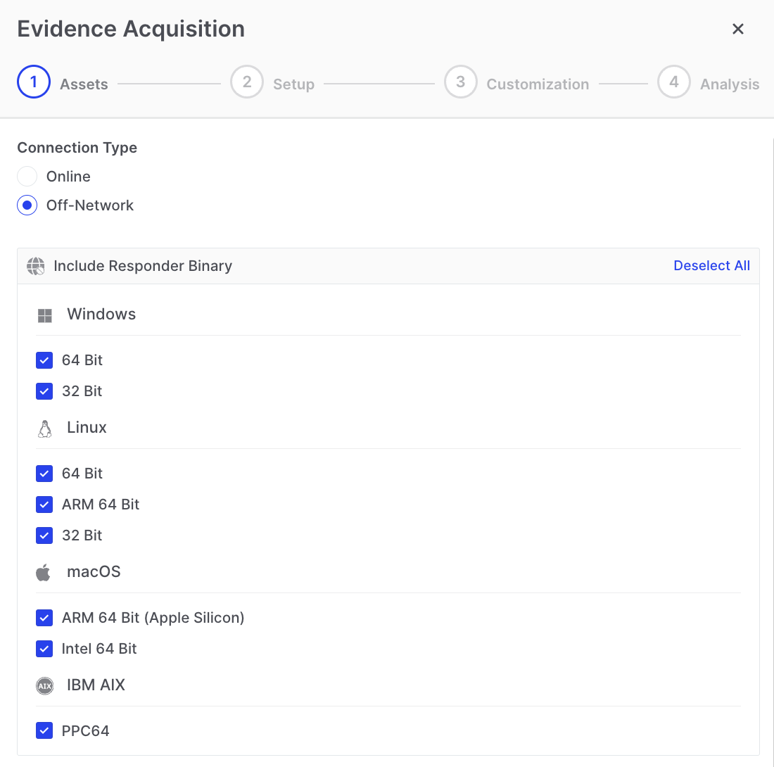 Off-Network Responder | Binalyze Knowledge Base