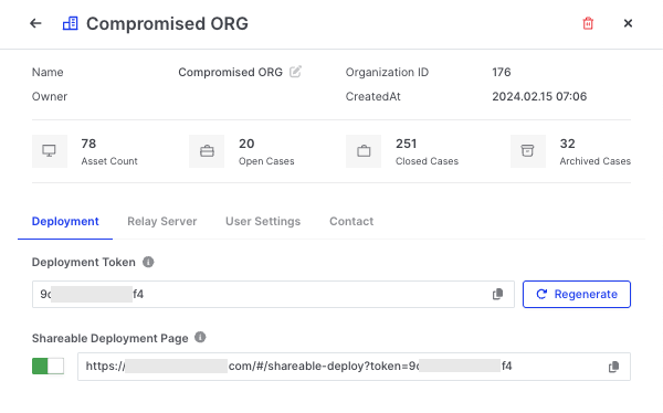 Organization Settings | Binalyze Knowledge Base