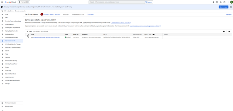 Service Account Creation | Binalyze Knowledge Base