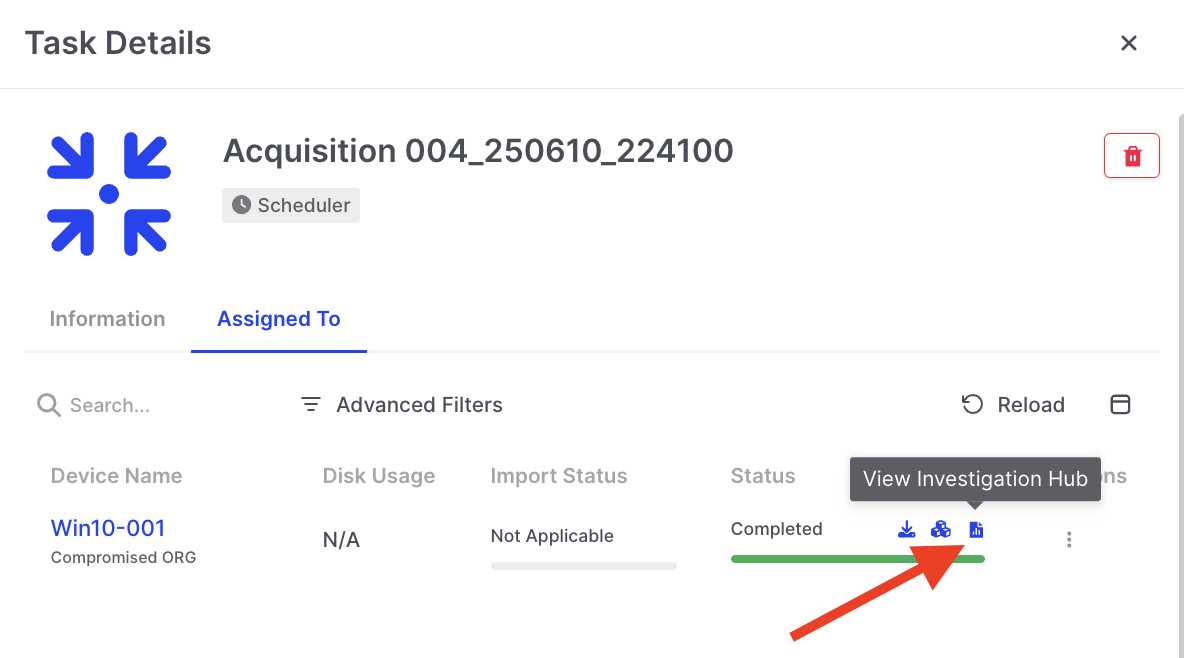 Task Creation | Binalyze Knowledge Base