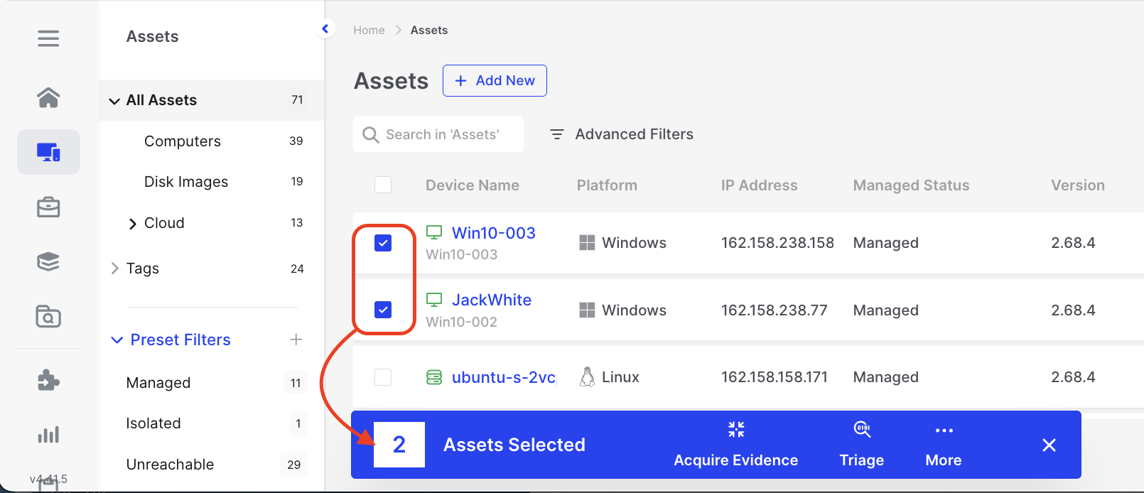 Task Creation | Binalyze Knowledge Base