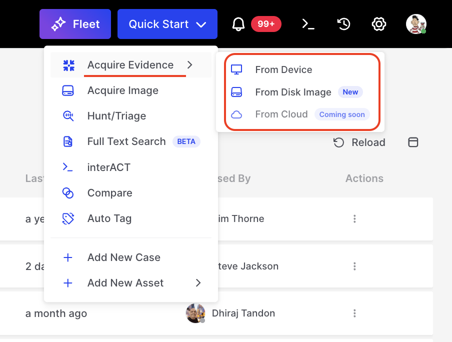 Task Creation | Binalyze Knowledge Base