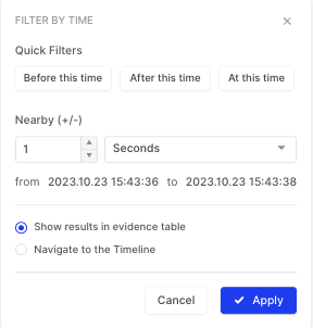 Timeline | Binalyze Knowledge Base